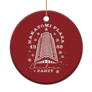 Nakatomi Plaza Party 1988 Christmas Ornament Funny 80's Xmas Movie TS10 Print Your Wear