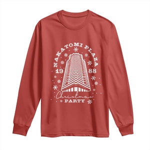 Nakatomi Plaza Christmas Party 1988 Long Sleeve Shirt Funny 80's Xmas Movie TS10 Red Print Your Wear