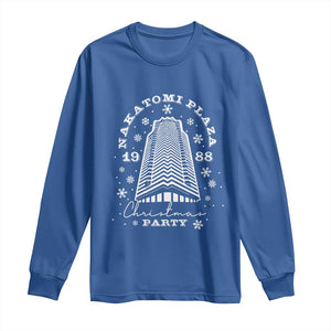 Nakatomi Plaza Christmas Party 1988 Long Sleeve Shirt Funny 80's Xmas Movie TS10 Royal Blue Print Your Wear