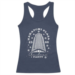 Nakatomi Plaza Christmas Party 1988 Racerback Tank Top Funny 80's Xmas Movie TS10 Navy Print Your Wear