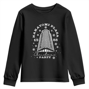 Nakatomi Plaza Christmas Party 1988 Youth Sweatshirt Funny 80's Xmas Movie TS10 Black Print Your Wear