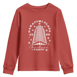 Nakatomi Plaza Christmas Party 1988 Youth Sweatshirt Funny 80's Xmas Movie TS10 Red Print Your Wear