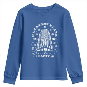 Nakatomi Plaza Christmas Party 1988 Youth Sweatshirt Funny 80's Xmas Movie TS10 Royal Blue Print Your Wear