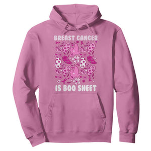 In October We Wear Pink Hoodie Ghost Breast Cancer Is Boo Sheet TS10 Azalea Print Your Wear