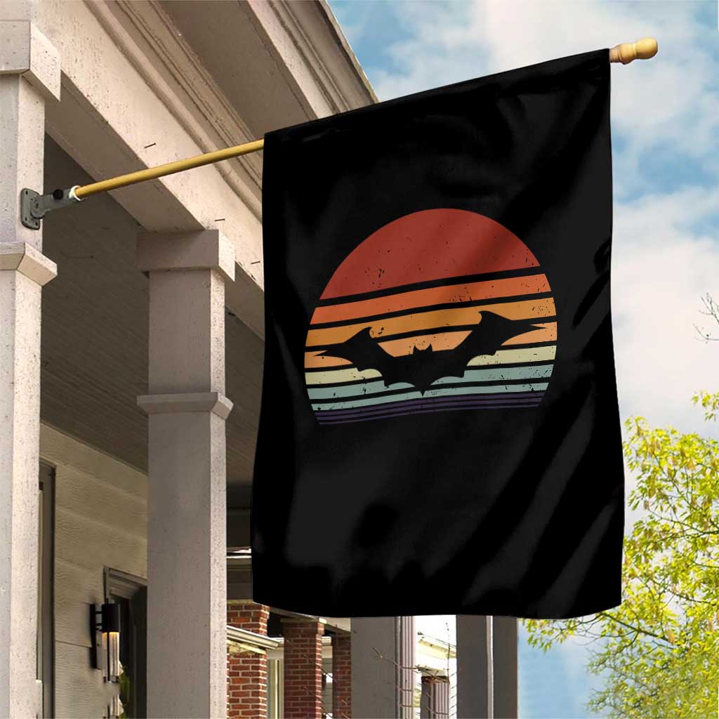 Vintage Retro Fall Halloween Bat Garden Flag TS10 Print Your Wear