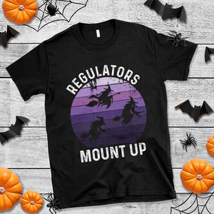 Funny Halloween Witch T Shirt Regulators Mount UpWitchy Vibes TS10 Black Print Your Wear