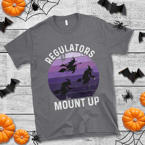 Funny Halloween Witch T Shirt Regulators Mount UpWitchy Vibes TS10 Charcoal Print Your Wear