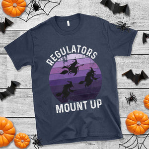 Funny Halloween Witch T Shirt Regulators Mount UpWitchy Vibes TS10 Navy Print Your Wear