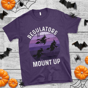 Funny Halloween Witch T Shirt Regulators Mount UpWitchy Vibes TS10 Purple Print Your Wear