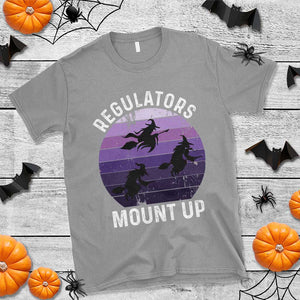 Funny Halloween Witch T Shirt Regulators Mount UpWitchy Vibes TS10 Sport Gray Print Your Wear