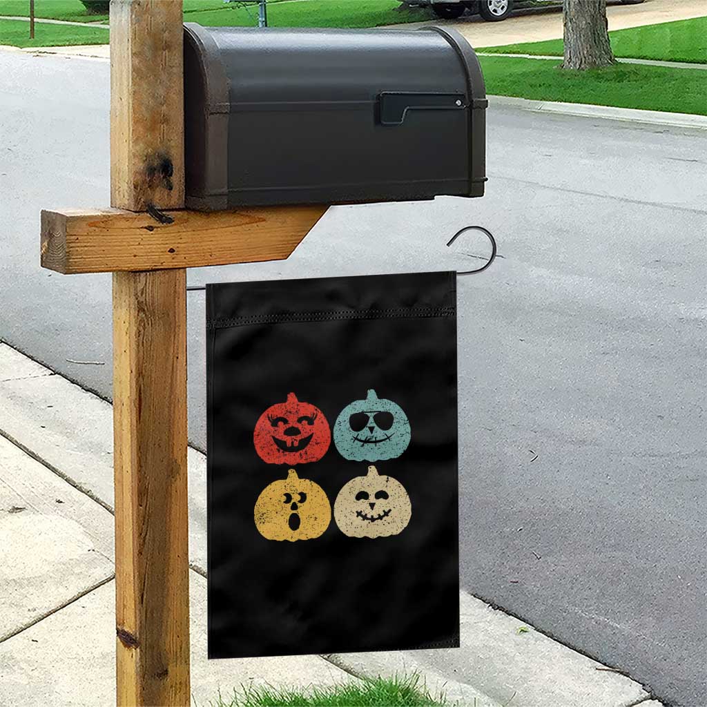Retro Vintage Halloween Pumpkin Funny Gift Garden Flag TS10 Print Your Wear