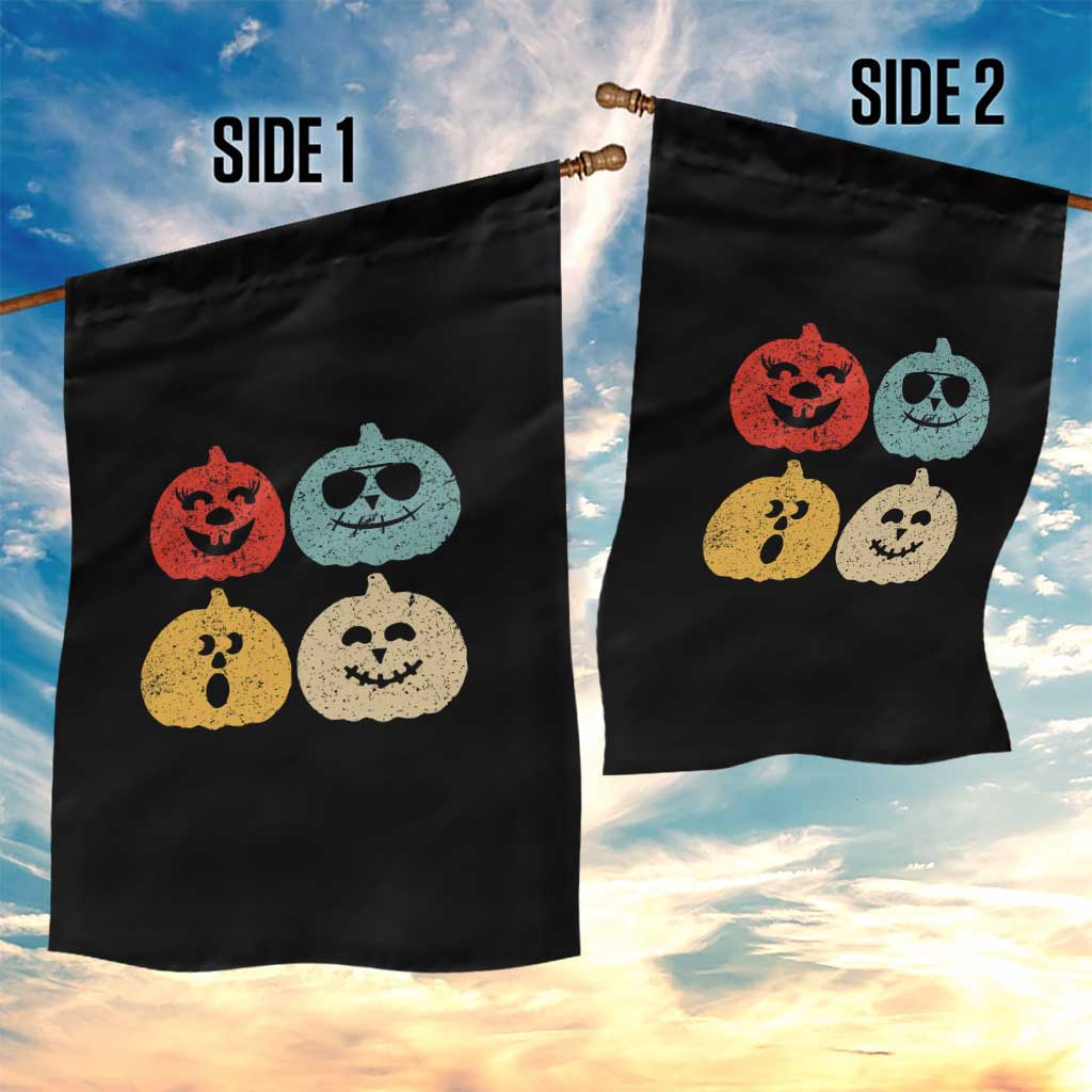 Retro Vintage Halloween Pumpkin Funny Gift Garden Flag TS10 Print Your Wear