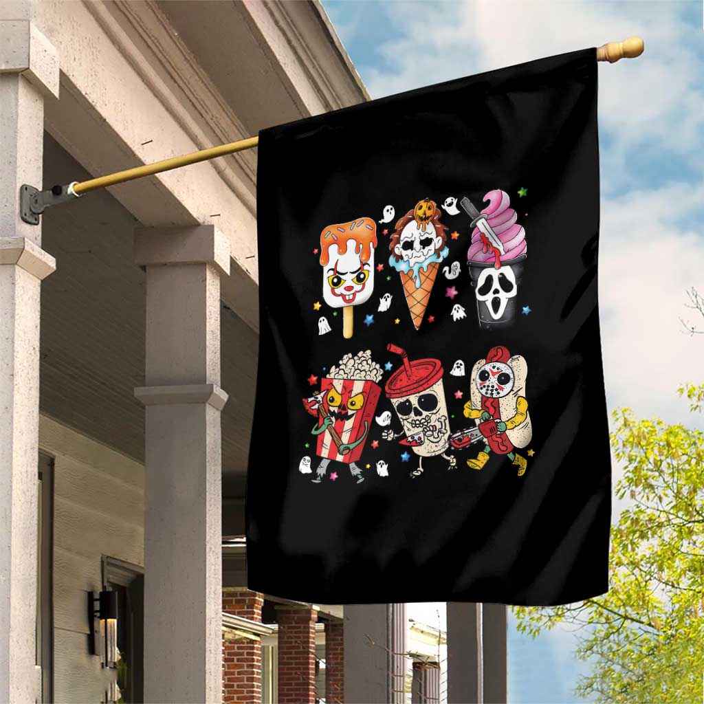 Horror Movie Summer Popsicle Halloween Ice Cream Summerween Garden Flag TS10 Print Your Wear