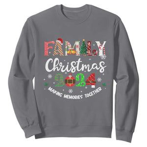 Matching Family Christmas 2024 Sweatshirt Funny Group Xmas Festive Mom Dad Kids Tees TS10 Charcoal Print Your Wear