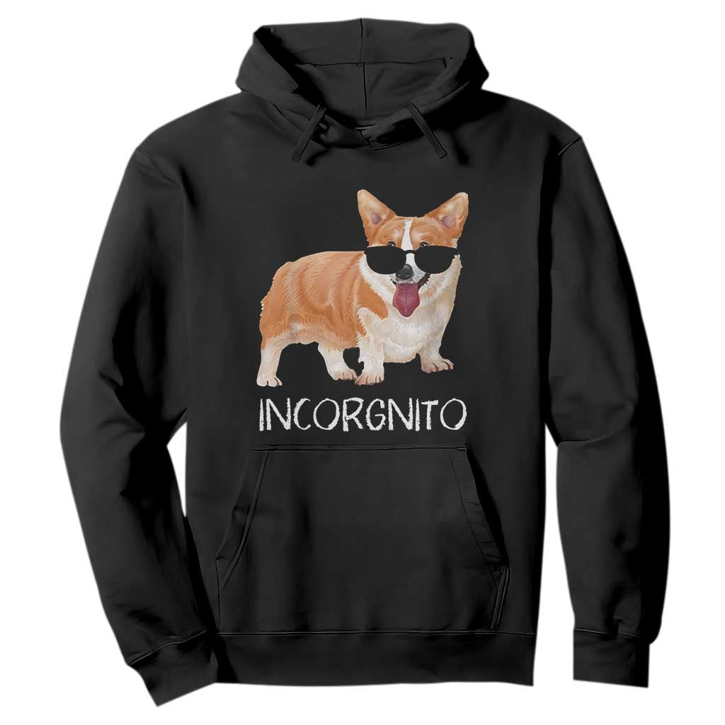 Incorgnito Funny Welsh Corgi Owner Dog Lover Hoodie TS10 Black Print Your Wear