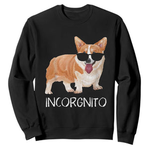 Incorgnito Funny Welsh Corgi Owner Dog Lover Sweatshirt TS10 Black Print Your Wear