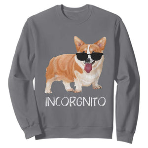 Incorgnito Funny Welsh Corgi Owner Dog Lover Sweatshirt TS10 Charcoal Print Your Wear