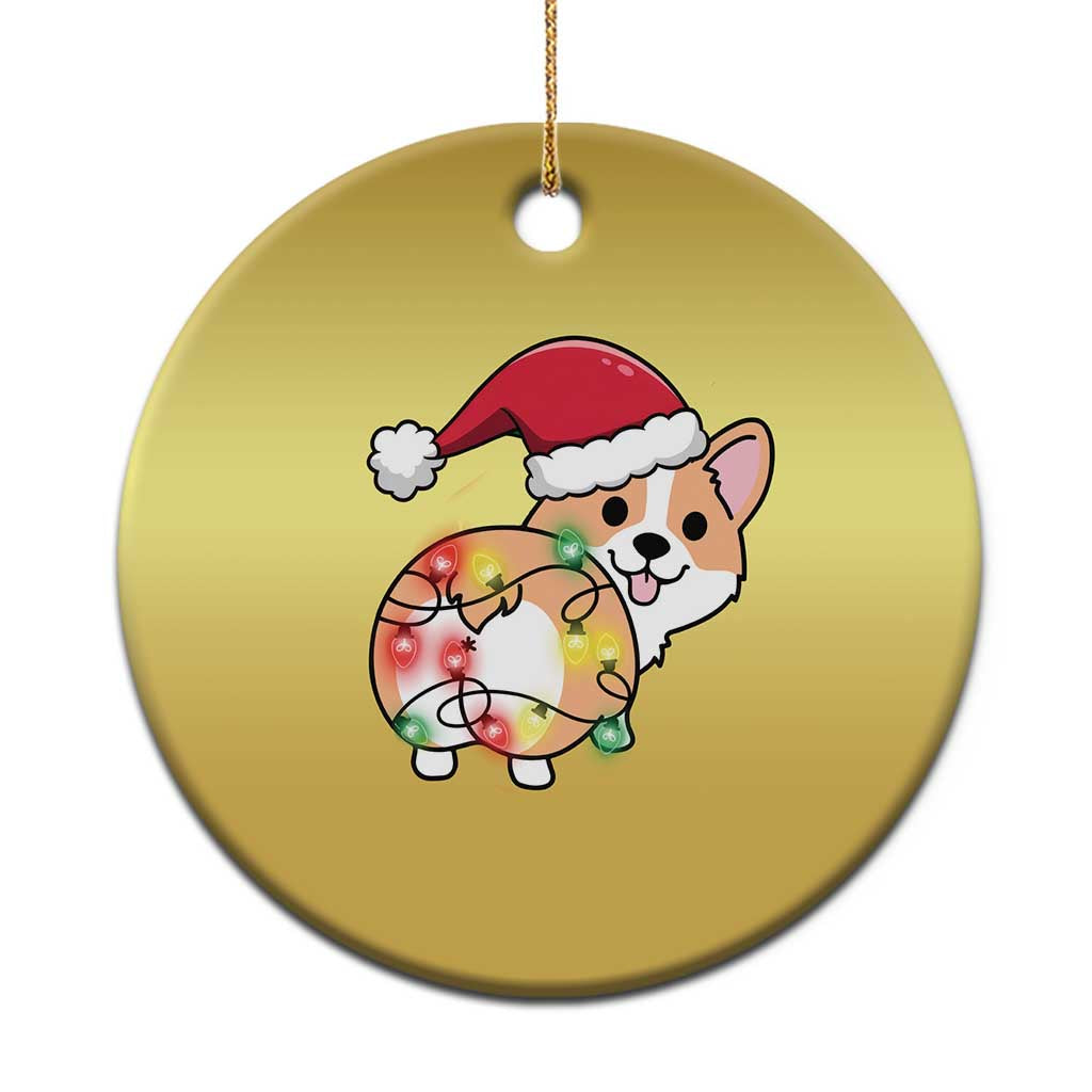 Christmas Corgi Dog Christmas Ornament Cute Animal Pet Puppy Lover Gift Xmas Lights TS10 Print Your Wear