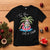 Hawaiian Christmas Santa T Shirt Tis The Sea Sun Beach Hawaii Xmas Tropical Xmas TS10 Black Print Your Wear