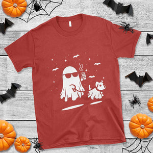 Halloween Ghost Dog T Shirt Retro Spooky Season Boo Sheet TS10 Red Print Your Wear