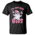 Halloween Women Ghost Cute Funny T Shirt I'm Just Here For The Boos TS10 Black Print Your Wear