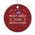 Funny Christmas Ornament Most Likely To Eat Santas Cookies TS10 Print Your Wear