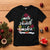 Hawaiian Christmas Tree T Shirt Mele Kalikimaka Beach Family Vacation Xmas Hawaii Santa TS10 Black Print Your Wear