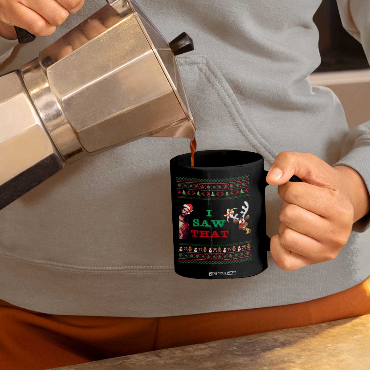Jesus I Saw That Meme Coffee Mug Funny Ugly Christmas Religious Christian TS10 Print Your Wear