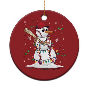 Christmas Baseball Player Christmas Ornament Snowman Balls Xmas Gifts Santa Sports Men Boys TS10 Print Your Wear