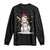 Christmas Baseball Player Long Sleeve Shirt Snowman Balls Xmas Gifts Santa Sports Men Boys TS10 Black Print Your Wear