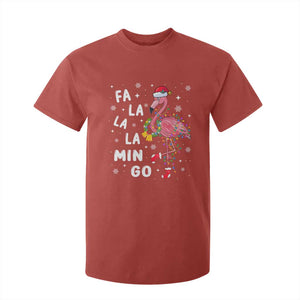 Christmas Flamingo T Shirt For Kid Hawaii Christmas Xmas Lights Tree TS10 Red Print Your Wear