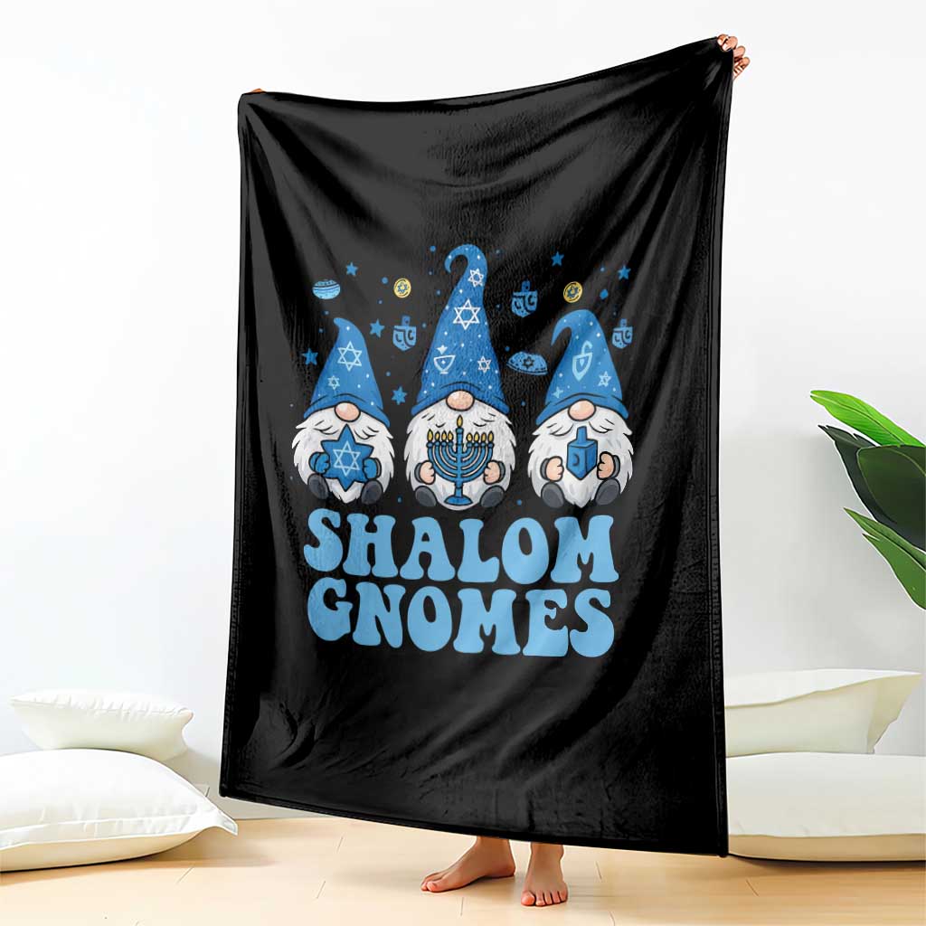 Happy Hanukkah Throw Blanket Retro Groovy Eight Nights Lights TS10 Print Your Wear
