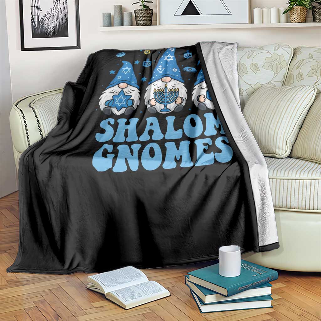 Happy Hanukkah Throw Blanket Retro Groovy Eight Nights Lights TS10 Print Your Wear