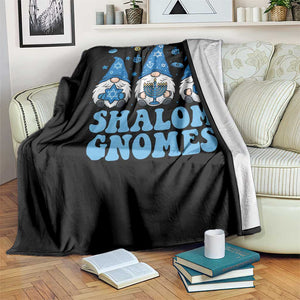 Happy Hanukkah Throw Blanket Retro Groovy Eight Nights Lights TS10 Print Your Wear