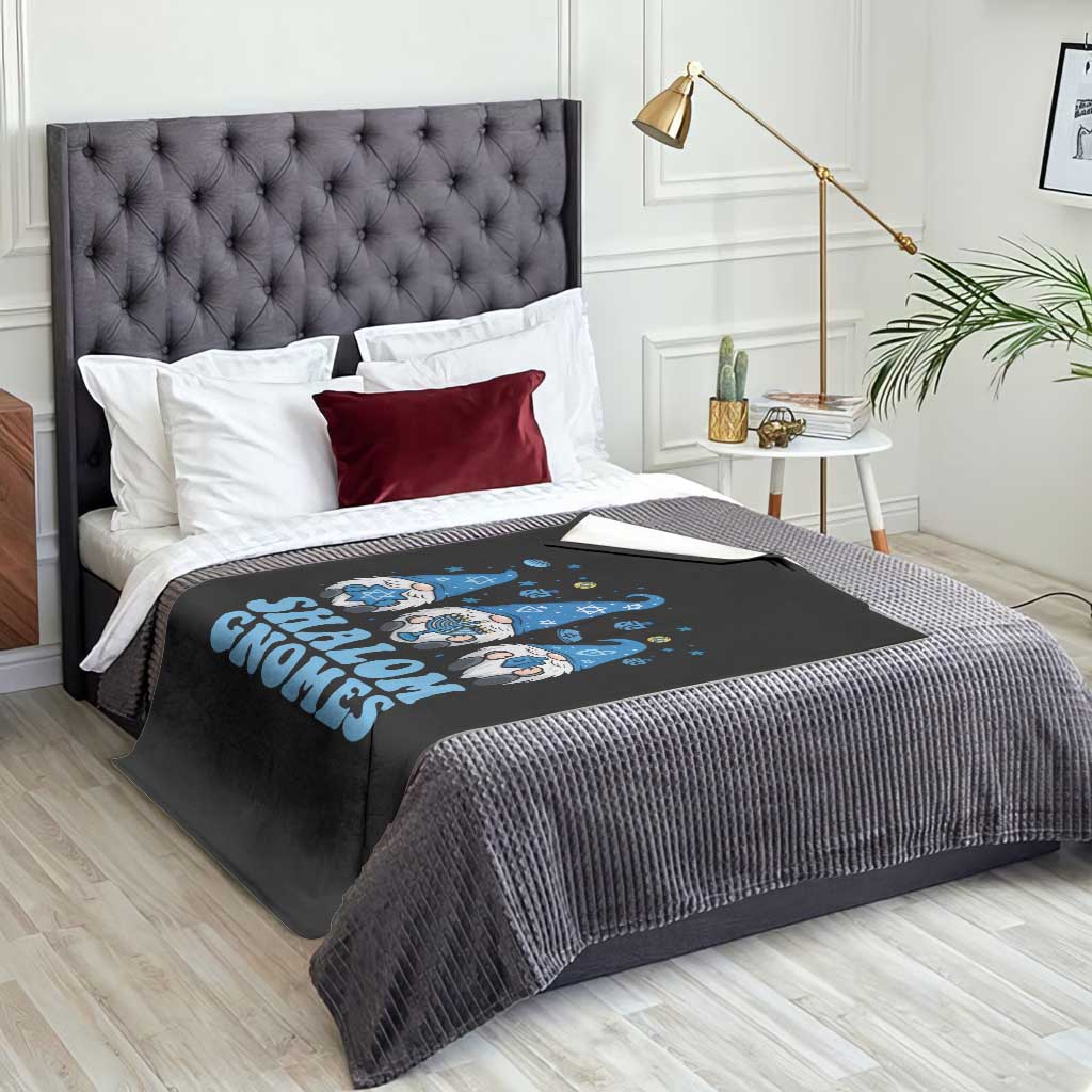 Happy Hanukkah Throw Blanket Retro Groovy Eight Nights Lights TS10 Print Your Wear