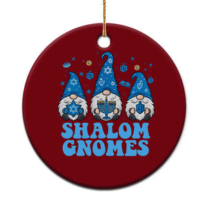 Happy Hanukkah Ceramic Ornament Retro Groovy Eight Nights Lights TS10 1pc Red Print Your Wear