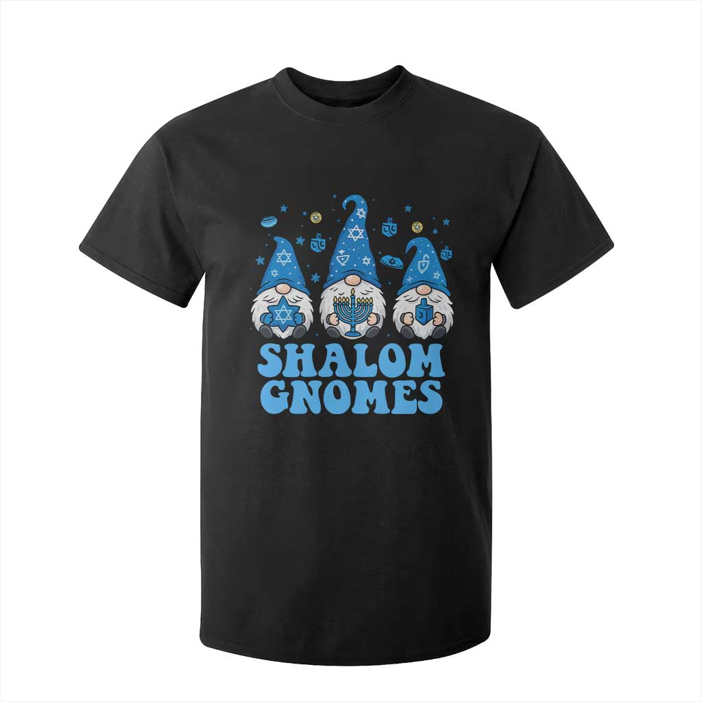 Happy Hanukkah T Shirt For Kid Retro Groovy Eight Nights Lights TS10 Black Print Your Wear