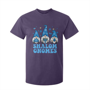 Happy Hanukkah T Shirt For Kid Retro Groovy Eight Nights Lights TS10 Purple Print Your Wear