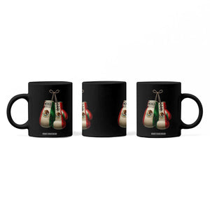 Mexican Boxing Gloves Coffee Mug Retro Vintage Mexico Flag Boxer TS10 Print Your Wear