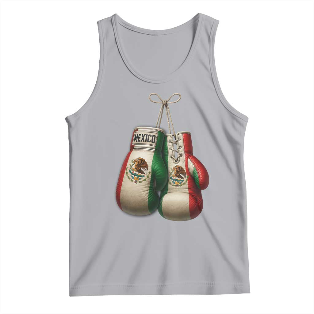 Mexican Boxing Gloves Tank Top Retro Vintage Mexico Flag Boxer TS10 Athletic Heather Print Your Wear