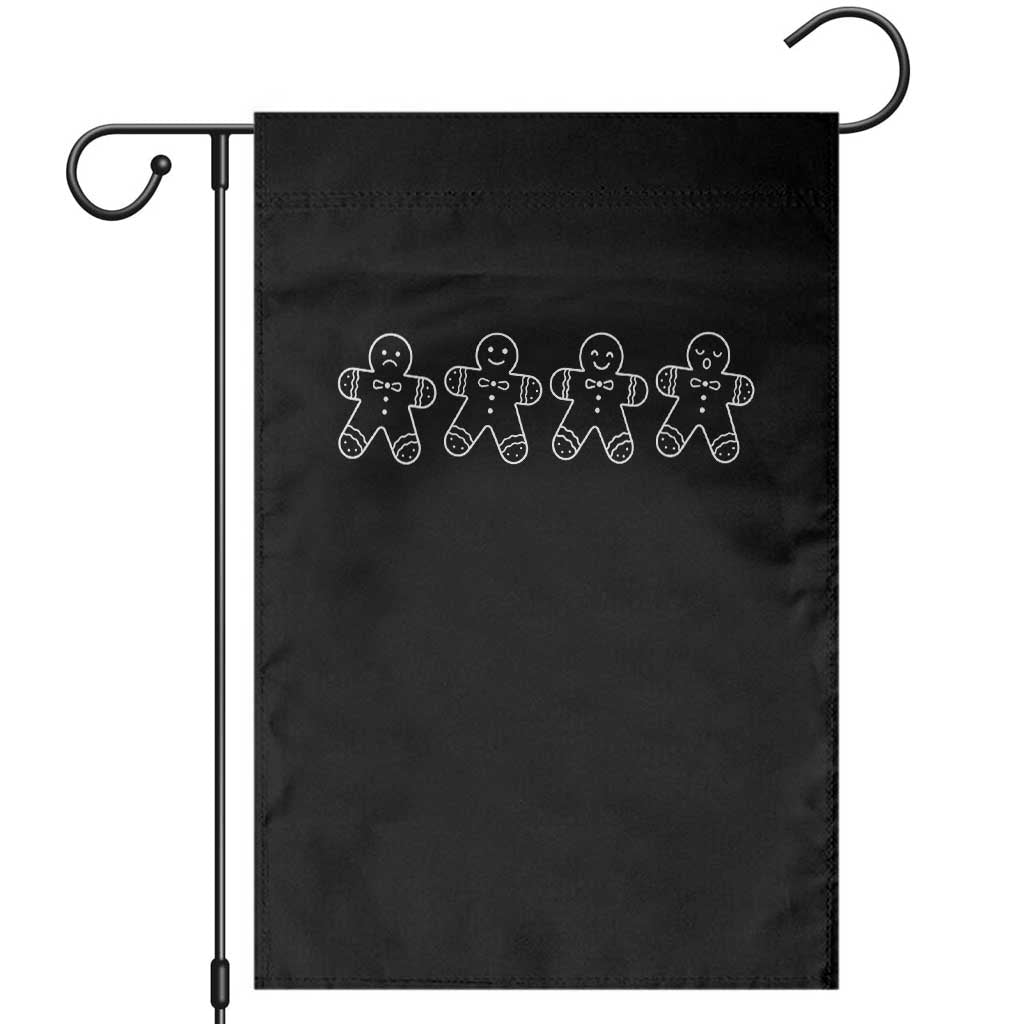 Christmas Gingerbread Cookies Garden Flag Festive Holiday Outfit TS10 Black Print Your Wear