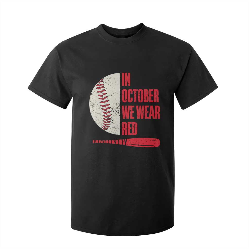 Red October Philly T Shirt For Kid Retro Philadelphia Baseball Fan TS10 Black Print Your Wear