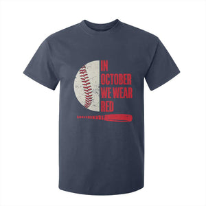 Red October Philly T Shirt For Kid Retro Philadelphia Baseball Fan TS10 Navy Print Your Wear