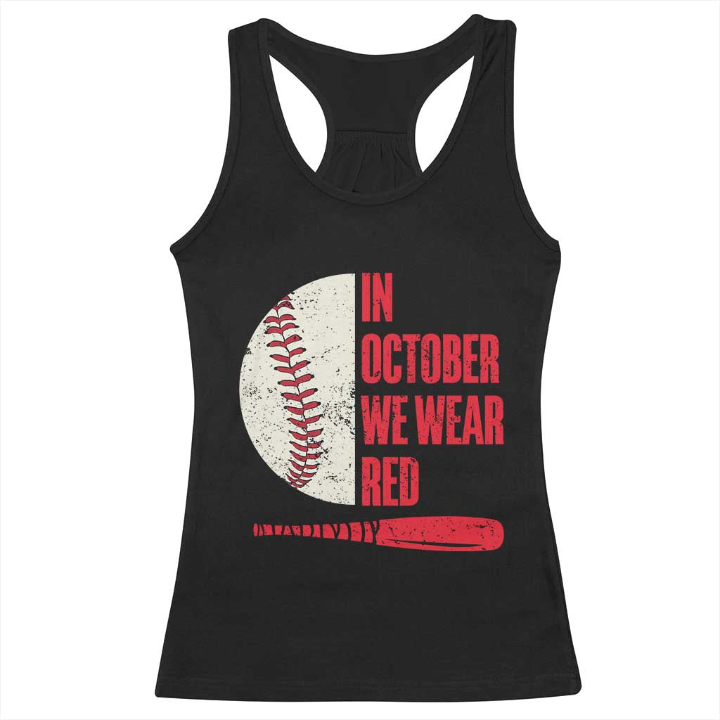 Red October Philly Racerback Tank Top Retro Philadelphia Baseball Fan TS10 Black Print Your Wear