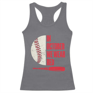 Red October Philly Racerback Tank Top Retro Philadelphia Baseball Fan TS10 Charcoal Print Your Wear