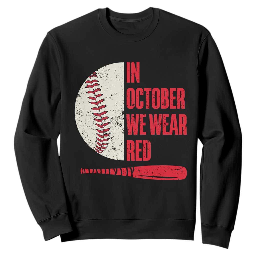 Red October Philly Sweatshirt Retro Philadelphia Baseball Fan TS10 Black Print Your Wear