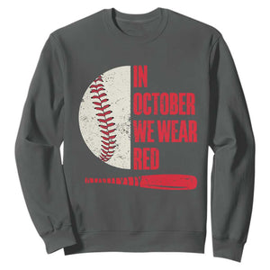 Red October Philly Sweatshirt Retro Philadelphia Baseball Fan TS10 Dark Heather Print Your Wear