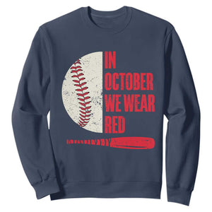Red October Philly Sweatshirt Retro Philadelphia Baseball Fan TS10 Navy Print Your Wear