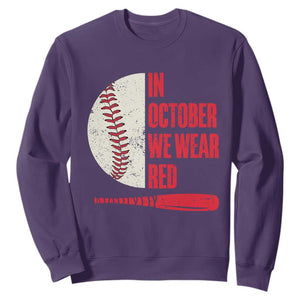 Red October Philly Sweatshirt Retro Philadelphia Baseball Fan TS10 Purple Print Your Wear
