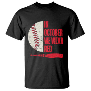 Red October Philly T Shirt Retro Philadelphia Baseball Fan TS10 Black Print Your Wear